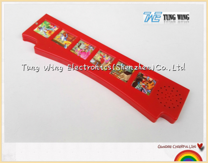 屋内教育おもちゃ0として子供の健全な本のための赤い6つのボタン健全なモジュール